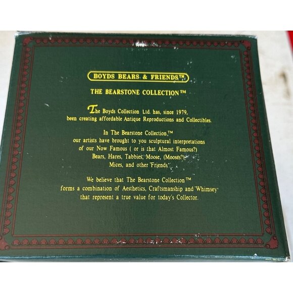 VTG 1998 The Boyds Collection Collectible Bear Trinket #227707 "The Collector" - Picture 14 of 15